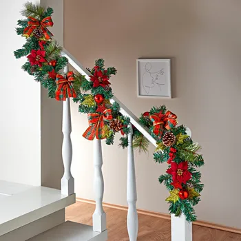 Dámské pantofle 3Pagen Borovicová girlanda červená Délka 1,8 cm