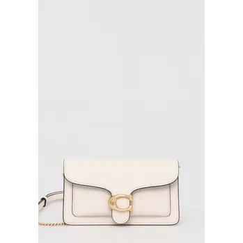 Kabelka Kožená kabelka Coach Tabby béžová barva, CE772, ONE SIZE, 01X