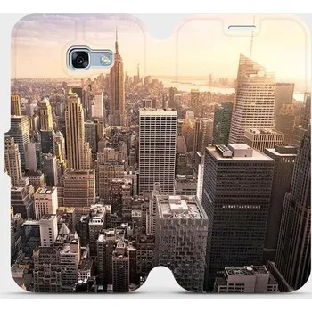 Pouzdro na mobilní telefon Flipové pouzdro Mobiwear - Samsung Galaxy A3 2017 - M138P New York (Knížkové flip pouzdro, obal, kryt na mobil Samsung Galaxy A3 2017 - M138P New York, materiál Umělá kůže + TPU - ochrana 360°, stojánek, silikonová vanička, magnetické zavírání)