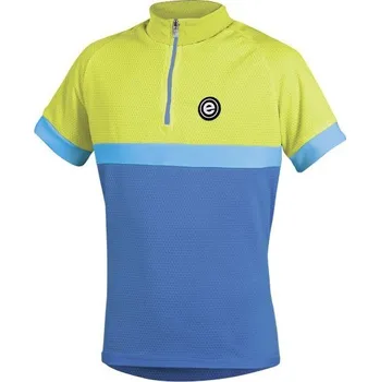 cyklistický dres Etape cyklodres Bambino modrá/žlutá fluo vel.152/158 - 152/158