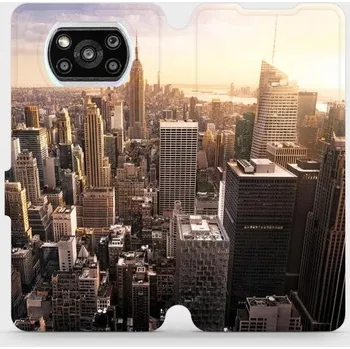 Pouzdro na mobilní telefon Flipové pouzdro Mobiwear - Xiaomi Poco X3 Pro - M138P New York (Knížkové flip pouzdro, obal, kryt na mobil Xiaomi Poco X3 Pro - M138P New York, materiál Umělá kůže + TPU - ochrana 360°, stojánek, silikonová vanička, magnetické zavírání)