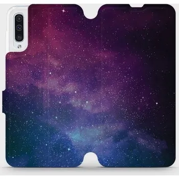 Pouzdro na mobilní telefon Flipové pouzdro Mobiwear - Samsung Galaxy A50 - V147P Mlhovina (Knížkové flip pouzdro, obal, kryt na mobil Samsung Galaxy A50 - V147P Mlhovina, materiál Umělá kůže + TPU - ochrana 360°, stojánek, silikonová vanička, magnetické zavírání)