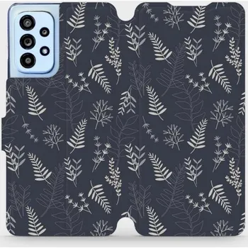 Pouzdro na mobilní telefon Flipové pouzdro Mobiwear - Samsung Galaxy A53 5G - VP15S Kapradiny (Knížkové flip pouzdro, obal, kryt na mobil Samsung Galaxy A53 5G - VP15S Kapradiny, materiál Umělá kůže + TPU - ochrana 360°, stojánek, silikonová vanička, magnetické zavírání)