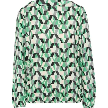 Dámské tričko s.Oliver dámské triko 2160525 73A0 Zelená 36