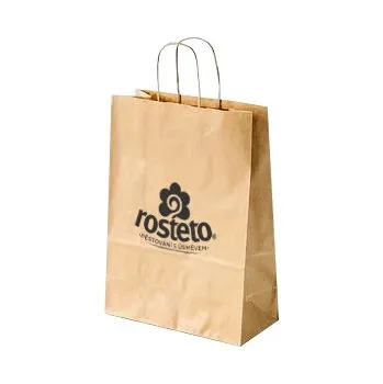 Nákupní taška Taška papírová malá 18x8x24 cm - Rosteto