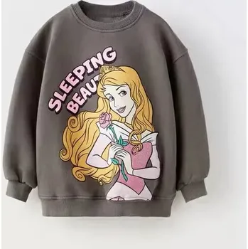 Chlapecký svetr Dětská mikina DISNEY Princezny Varianta: Šedá Růženka, Velikost: 6M