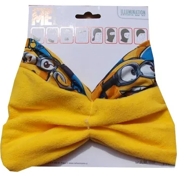 Čepice xcena Minions nákrčník žlutý