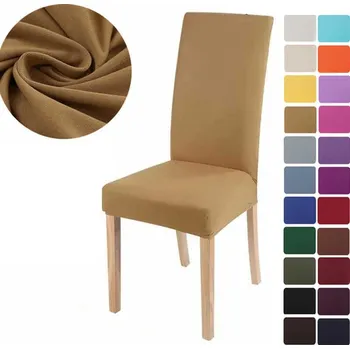 Potah na židli Napínací potahy na židle Žlutá