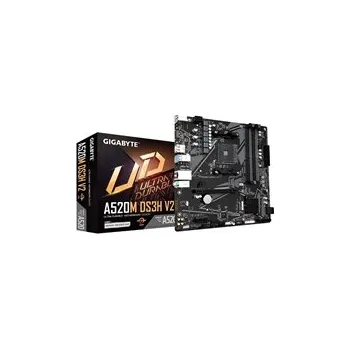 Základní deska GIGABYTE MB Sc AM4 A520M DS3H V2, AMD A520, 4xDDR4, 1xHDMI, 1xDP, mATX