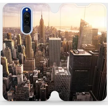 Pouzdro na mobilní telefon Flipové pouzdro Mobiwear - Xiaomi Redmi 8 - M138P New York (Knížkové flip pouzdro, obal, kryt na mobil Xiaomi Redmi 8 - M138P New York, materiál Umělá kůže + TPU - ochrana 360°, stojánek, silikonová vanička, magnetické zavírání)