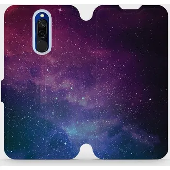 Pouzdro na mobilní telefon Flipové pouzdro Mobiwear - Xiaomi Redmi 8 - V147P Mlhovina (Knížkové flip pouzdro, obal, kryt na mobil Xiaomi Redmi 8 - V147P Mlhovina, materiál Umělá kůže + TPU - ochrana 360°, stojánek, silikonová vanička, magnetické zavírání)