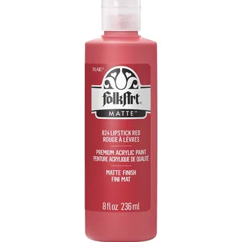 Vodová barva FolkArt Acrylic Paint - Akrylová barva s matným povrchem 236 ml Acrylic: LIPSTICK RED