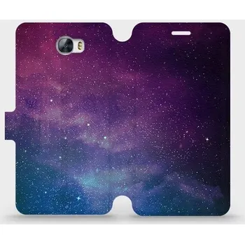 Pouzdro na mobilní telefon Flipové pouzdro Mobiwear - Huawei Y6 II Compact - V147P Mlhovina (Knížkové flip pouzdro, obal, kryt na mobil Huawei Y6 II Compact - V147P Mlhovina, materiál Umělá kůže + TPU - ochrana 360°, stojánek, silikonová vanička, magnetické zavírání)