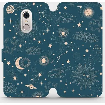 Pouzdro na mobilní telefon Flipové pouzdro Mobiwear - Xiaomi Redmi 5 Plus - VP14S Magický vesmír (Knížkové flip pouzdro, obal, kryt na mobil Xiaomi Redmi 5 Plus - VP14S Magický vesmír, materiál Umělá kůže + TPU - ochrana 360°, stojánek, silikonová vanička, magnetické zavírání)