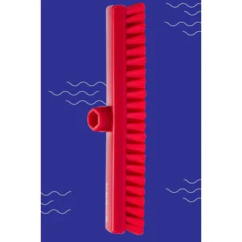 kbelík Smeták na mytí s průtokem vody, tvrdý, hladké konce, Kobra Barva: Červená, Délka, velikost: 30 cm