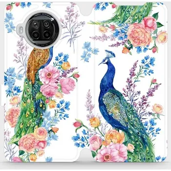 Pouzdro na mobilní telefon Flipové pouzdro Mobiwear - Xiaomi MI 10T Lite - MX08S Pávi (Knížkové flip pouzdro, obal, kryt na mobil Xiaomi MI 10T Lite - MX08S Pávi, materiál Umělá kůže + TPU - ochrana 360°, stojánek, silikonová vanička, magnetické zavírání)