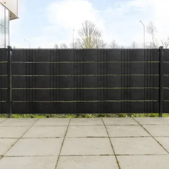 Plot OMAXI Balkonové zástěny 5 ks černé 255 x 19 cm polyratan 431416