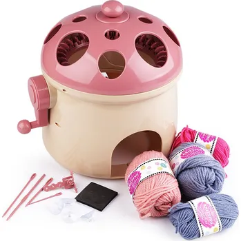 Nástroj na niť a příze Mlýnek na pletení hříbek pro snadné pletení