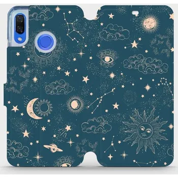 Pouzdro na mobilní telefon Flipové pouzdro Mobiwear - Huawei Nova 3 - VP14S Magický vesmír (Knížkové flip pouzdro, obal, kryt na mobil Huawei Nova 3 - VP14S Magický vesmír, materiál Umělá kůže + TPU - ochrana 360°, stojánek, silikonová vanička, magnetické zavírání)