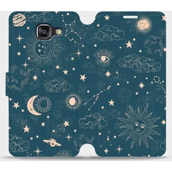 Pouzdro na mobilní telefon Flipové pouzdro Mobiwear - Samsung Galaxy A5 2016 - VP14S Magický vesmír (Knížkové flip pouzdro, obal, kryt na mobil Samsung Galaxy A5 2016 - VP14S Magický vesmír, materiál Umělá kůže + TPU - ochrana 360°, stojánek, silikonová vanička, magnetické zavírání