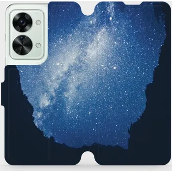 Pouzdro na mobilní telefon Flipové pouzdro Mobiwear - OnePlus Nord 2T 5G - M146P Galaxie (Knížkové flip pouzdro, obal, kryt na mobil OnePlus Nord 2T 5G - M146P Galaxie, materiál Umělá kůže + TPU - ochrana 360°, stojánek, silikonová vanička, magnetické zavírání)