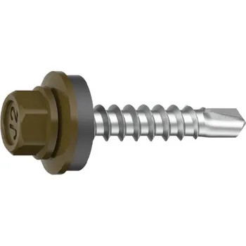 Šroub Šroub farmářský Ejot JT2-2 RAL 8017 4,9×35 mm (100 ks/bal.)