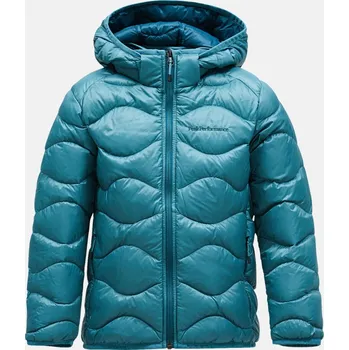 Dívčí bunda BUNDA PEAK PERFORMANCE JR HELIUM DOWN HOOD JACKET HYDRO FRESH