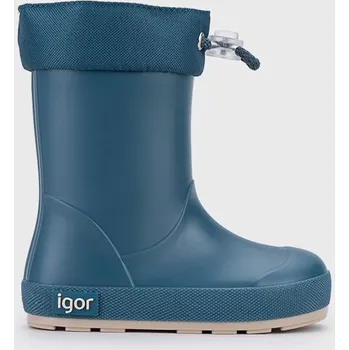 Dětská sportovní obuv IGOR holínky Yogi Borreguito DK Cuello Petroleo/Petrolejová - zateplené Velikost EU: 24, vnitřní délka: 160, vnitřní šířka: 64