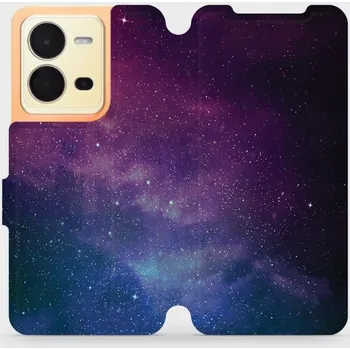 Pouzdro na mobilní telefon Flipové pouzdro Mobiwear - Vivo X80 Lite 5G - V147P Mlhovina (Knížkové flip pouzdro, obal, kryt na mobil Vivo X80 Lite 5G - V147P Mlhovina, materiál Umělá kůže + TPU - ochrana 360°, stojánek, silikonová vanička, magnetické zavírání)