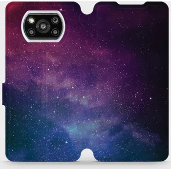 Pouzdro na mobilní telefon Flipové pouzdro Mobiwear - Xiaomi Poco X3 Pro - V147P Mlhovina (Knížkové flip pouzdro, obal, kryt na mobil Xiaomi Poco X3 Pro - V147P Mlhovina, materiál Umělá kůže + TPU - ochrana 360°, stojánek, silikonová vanička, magnetické zavírání)