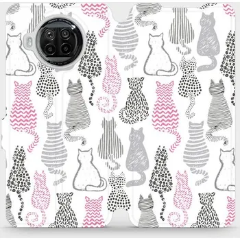 Pouzdro na mobilní telefon Flipové pouzdro Mobiwear - Xiaomi MI 10T Lite - MX01S Kočičí zádíčka (Knížkové flip pouzdro, obal, kryt na mobil Xiaomi MI 10T Lite - MX01S Kočičí zádíčka, materiál Umělá kůže + TPU - ochrana 360°, stojánek, silikonová vanička, magnetické zavírání)