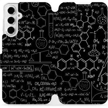 Flipové pouzdro Mobiwear - Samsung Galaxy A16 / A16 5G - V060P Vzorečky (Knížkové flip pouzdro, obal, kryt na mobil Samsung Galaxy A16 / A16 5G - V060P Vzorečky, materiál Umělá kůže + TPU - ochrana 360°, stojánek, silikonová vanička, magnetické zavírání)