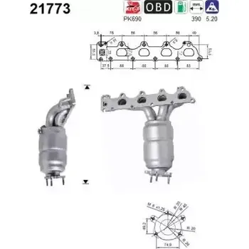 Katalyzátor AS Katalyzátor ASA 21773 + DOPRAVA ZDARMA!