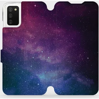 Pouzdro na mobilní telefon Flipové pouzdro Mobiwear - Samsung Galaxy A02s - V147P Mlhovina (Knížkové flip pouzdro, obal, kryt na mobil Samsung Galaxy A02s - V147P Mlhovina, materiál Umělá kůže + TPU - ochrana 360°, stojánek, silikonová vanička, magnetické zavírání)