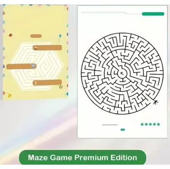 Hlavolam Kniha labyrintů 64 stran, pokročilí