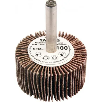 Brusný kotouč Kotouč lamelový radiální 40x20 P-40 s hřídelí 6 mm Yato YT-83351
