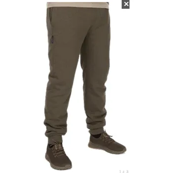 Rybářské oblečení Tepláky Fox Collection Green/Black Sherpa Joggers