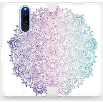 Pouzdro na mobilní telefon Flipové pouzdro Mobiwear - Xiaomi Redmi 8 - M008S Mandala (Knížkové flip pouzdro, obal, kryt na mobil Xiaomi Redmi 8 - M008S Mandala, materiál Umělá kůže + TPU - ochrana 360°, stojánek, silikonová vanička, magnetické zavírání)