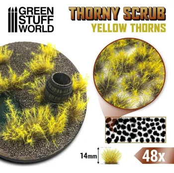 Green Stuff World Thorny Scrubs - YELLOW THORNS (Green Stuff World)