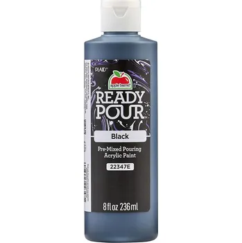 Vodová barva Apple Barrel Ready Pour™ - Akrylová barva pro pouring 236 ml Apple barrel: Black