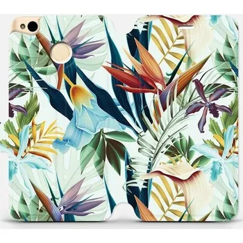 Pouzdro na mobilní telefon Flipové pouzdro Mobiwear - Xiaomi Redmi 4X - M071P Flóra (Knížkové flip pouzdro, obal, kryt na mobil Xiaomi Redmi 4X - M071P Flóra, materiál Umělá kůže + TPU - ochrana 360°, stojánek, silikonová vanička, magnetické zavírání)