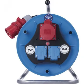 Napájecí kabel Prodlužovací buben 3 zásuvky 25m gumový H07RN-F 230/400V IP44(P193250)