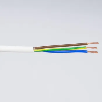 elektrický kabel Kabel H03VV-F 3G0,75 bílá