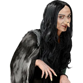 Karnevalová paruka Černá paruka Amelia