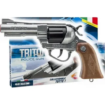 Villa Triton kovová kapslíková pistole stříbrná