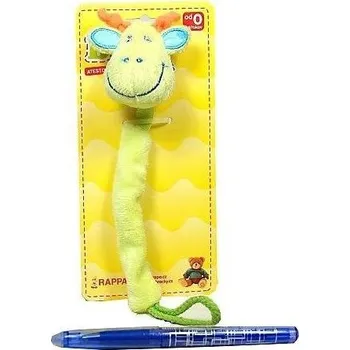 Hračka pro nejmenší držák na dudlík žirafa baby