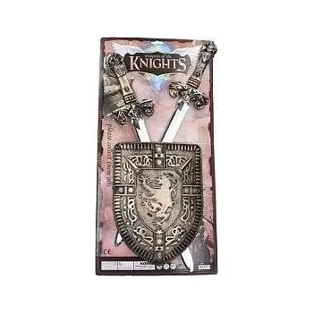 Dětská zbraň Štít a meče 2ks 60cm