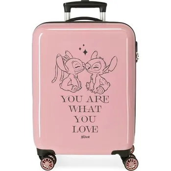 JOUMMABAGS ABS Cestovní kufr Lilo and Stitch You Love ABS plast, 55x38x20 cm, 34 l