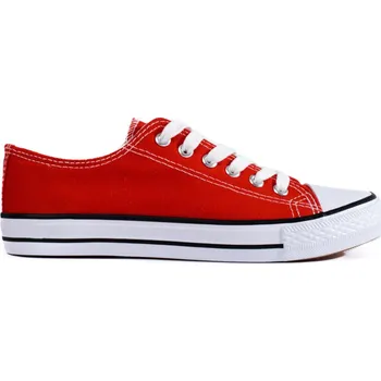 Dámské tenisky Klasické červené tenisky JN-101BIG-R Velikost: 36