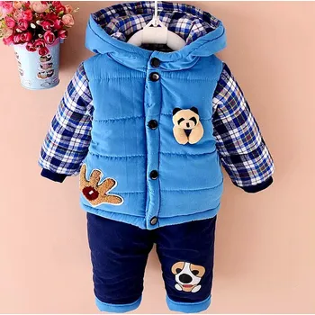 Kojenecká souprava Dětská (kojenecká) zimní souprava Medvídek Barva: modrá, Velikost: 3 roky